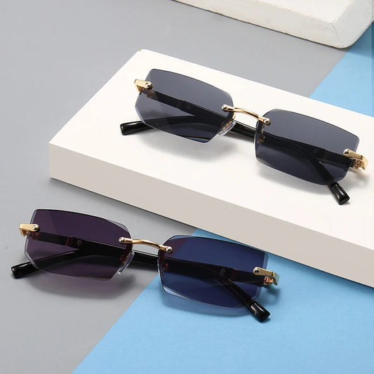 Rimless Fashion Sunglasses