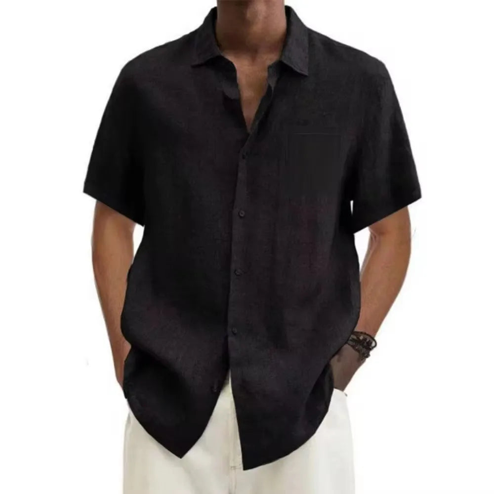 Short Sleeve Linen Shirt