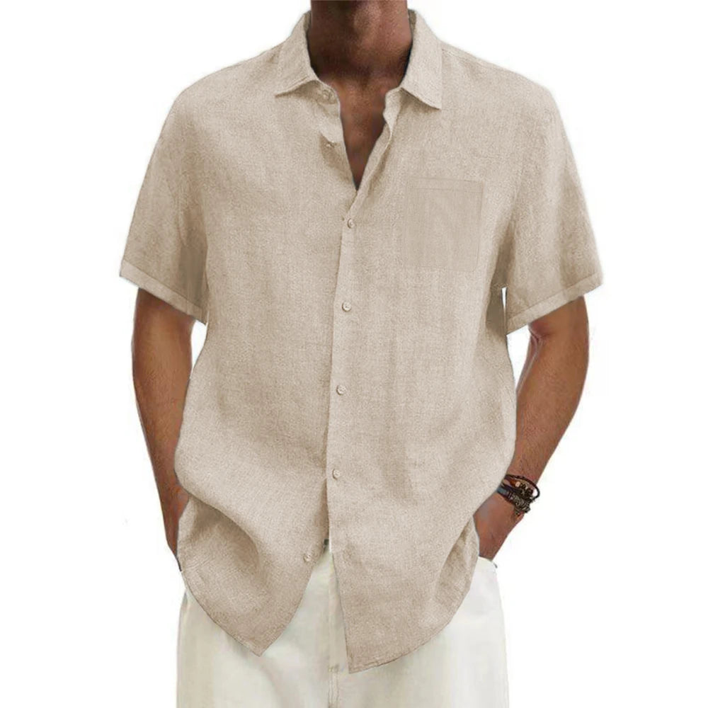 Short Sleeve Linen Shirt