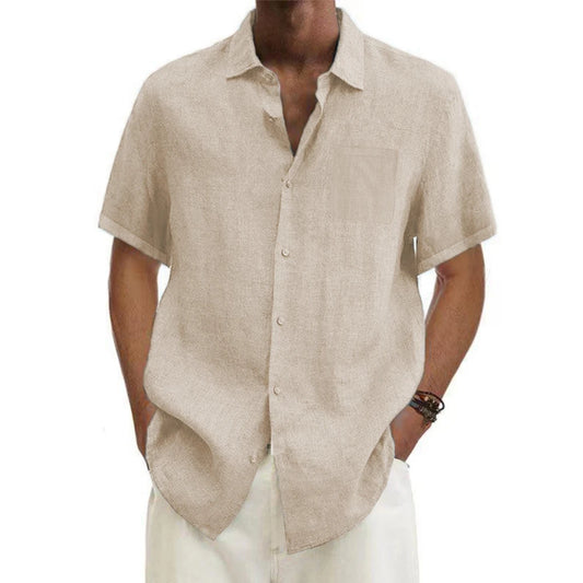 Short Sleeve Linen Shirt