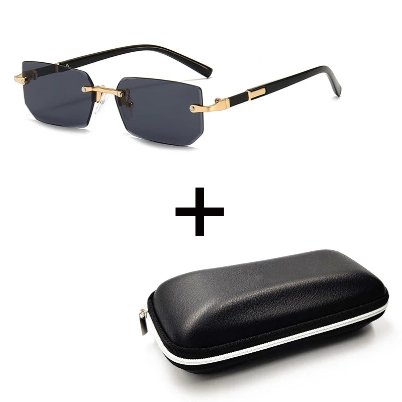 Rimless Fashion Sunglasses